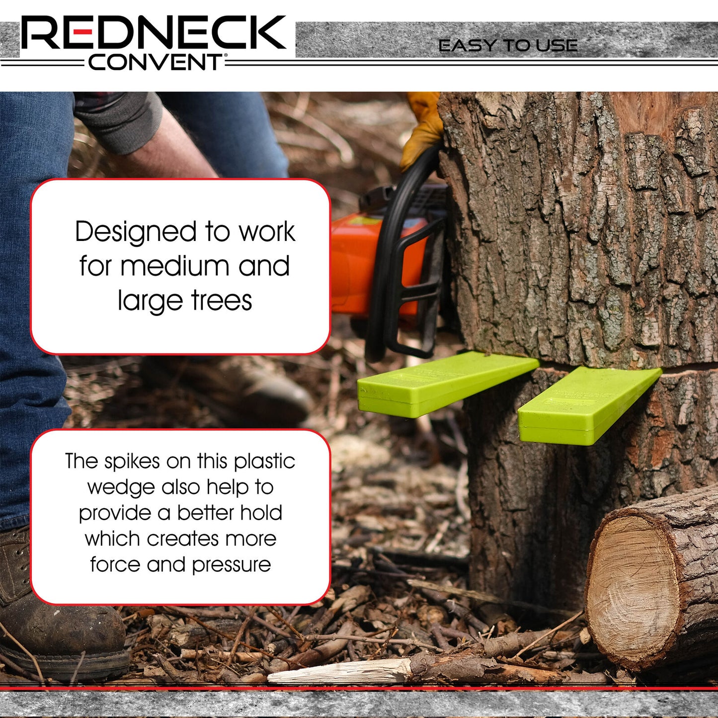 Spiked Felling 5.5” Wedges - TheAlphaTrekking