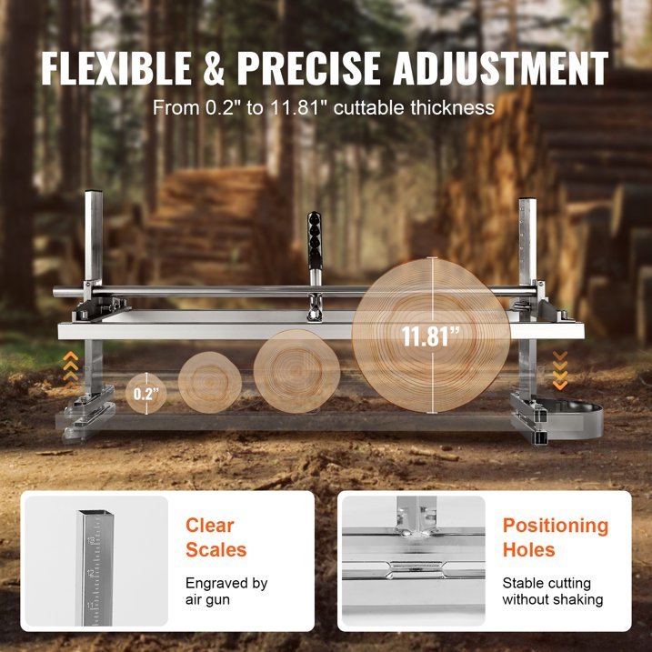 Heavy - Duty Portable Chainsaw Sawmill - 14