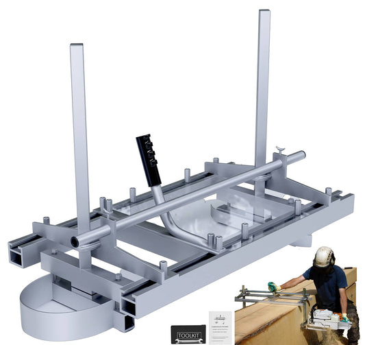 14in to 36in Heavy Duty Portable Chainsaw Sawmill with 5.5in Tree Falling Wedges (2pcs)