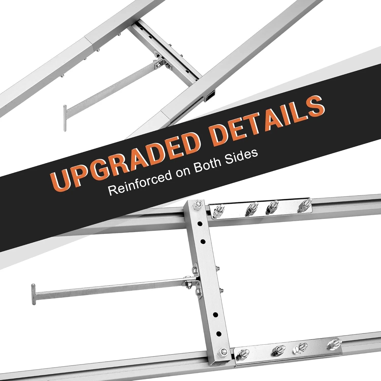 Heavy-duty milling rail guide system for portable chainsaw sawmills by TheAlphaTrekking, with 9/12/15 foot length options.
