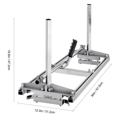 14in to 36in Heavy Duty Portable Chainsaw Sawmill with 5.5in Tree Falling Wedges (2pcs) - TheAlphaTrekking