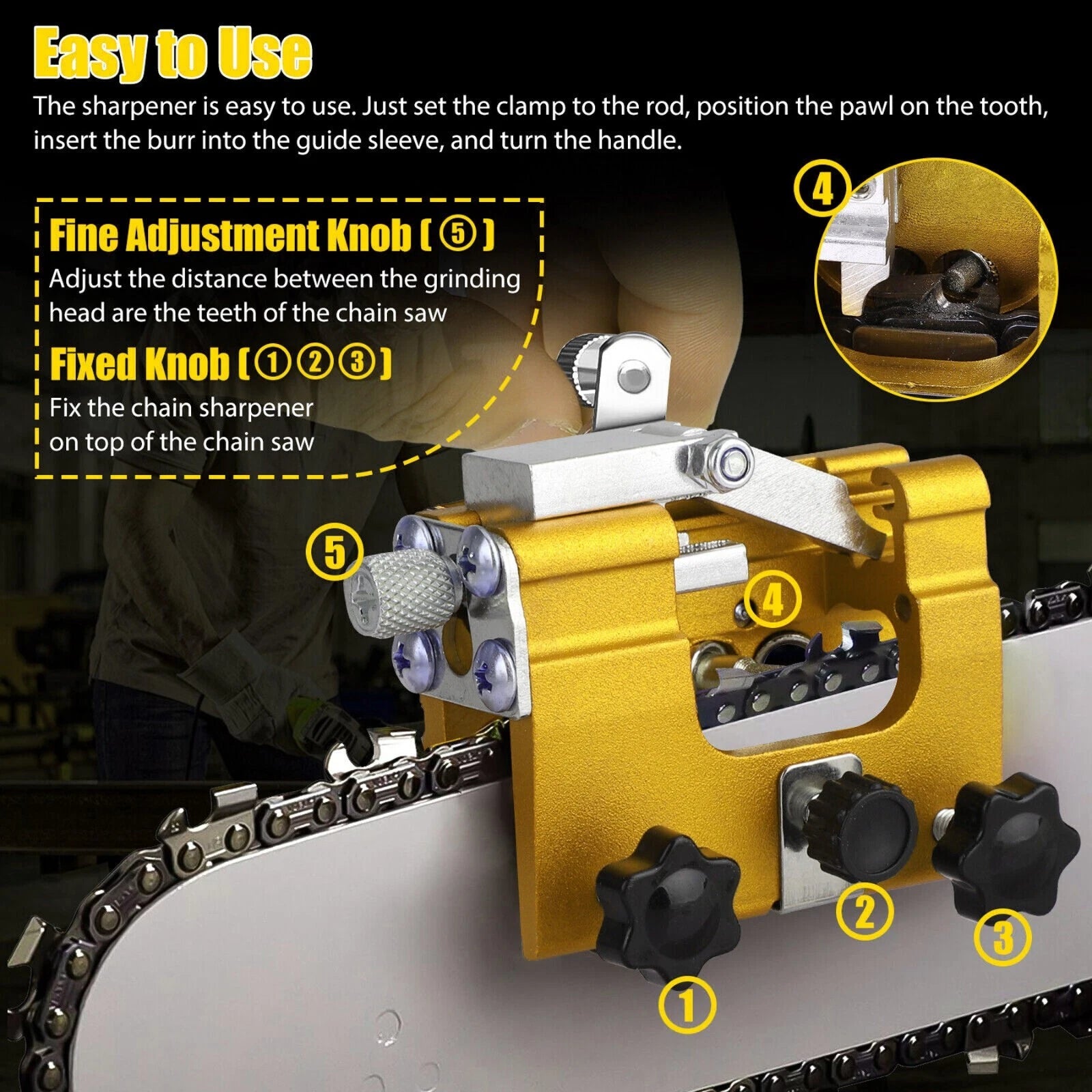 Chainsaw Jigs Sharpening Kit For Chain Saws And Electric Saws