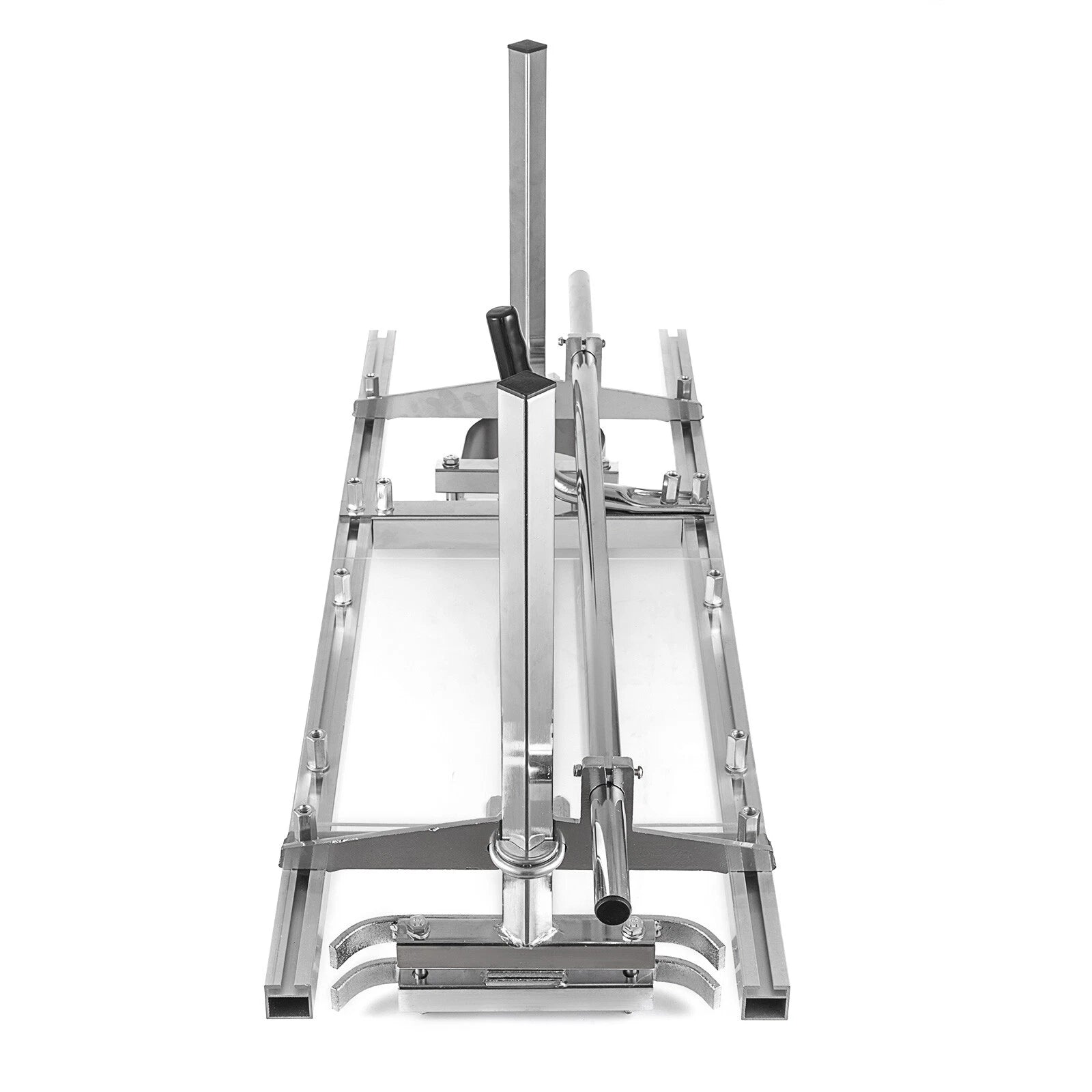 Heavy duty portable chainsaw mill by TheAlphaTrekking with 12-foot aluminum milling rail system and wedges for wood cutting.