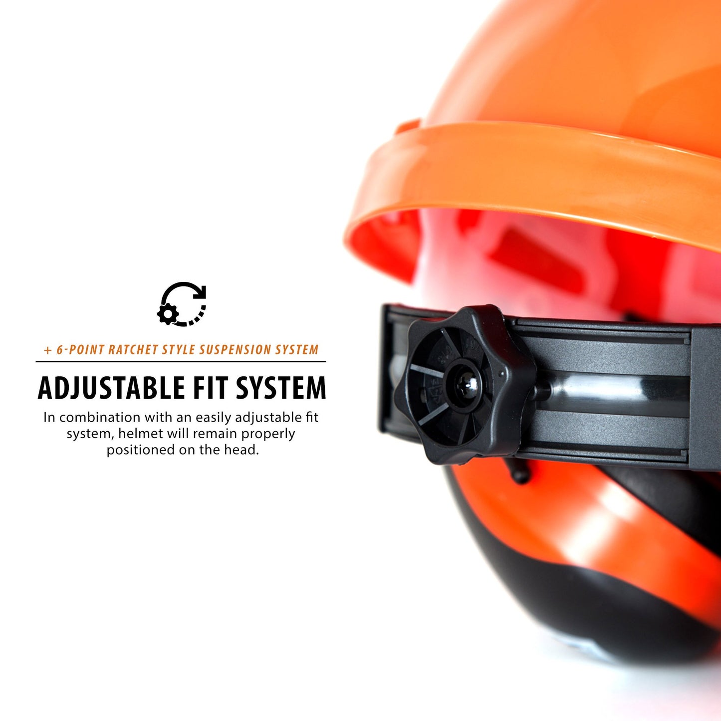 Forestry Safety Helmet with Hearing Protection System