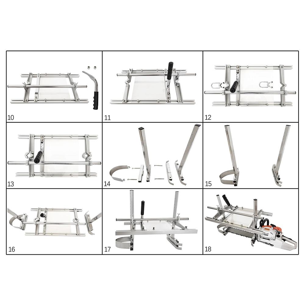 Portable Chainsaw Sawmill 14" to 48" - TheAlphaTrekking