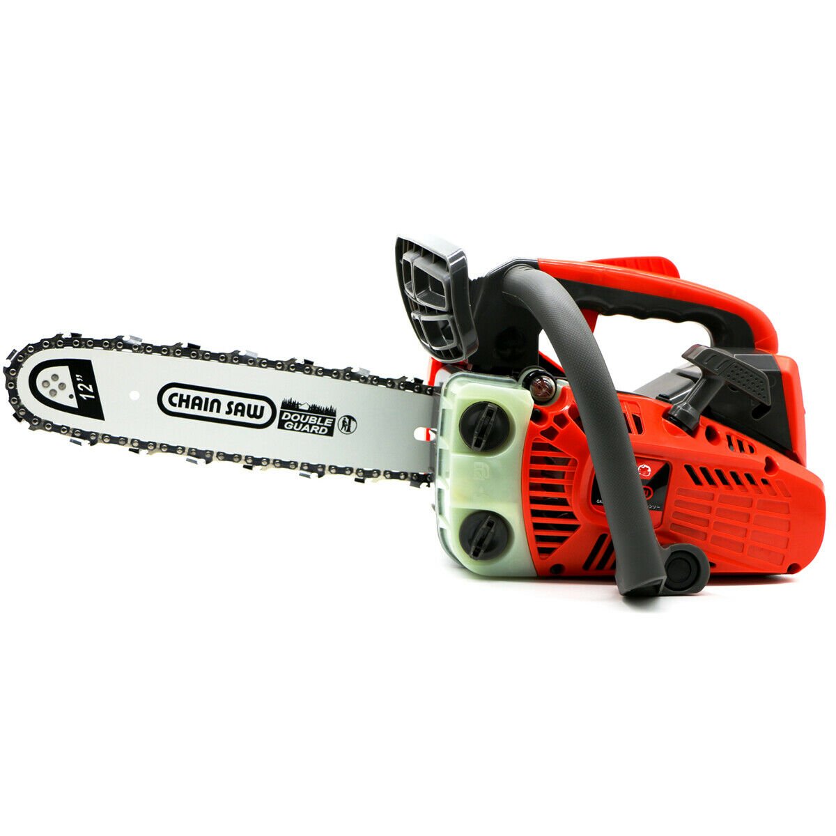 25.4CC Gas Chainsaw Top Handle Gasoline Powered Chain Saw 2 - Stroke 1KW 12'' Bar - TheAlphaTrekking