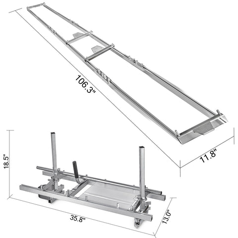 Portable Chainsaw Sawmill 14