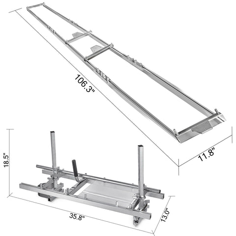 Portable Chainsaw Sawmill 14